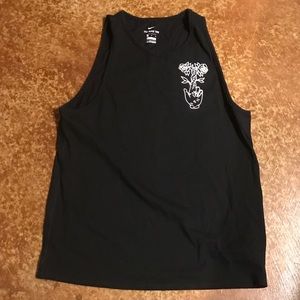 Nike Women’s Tank “work not luck” size M